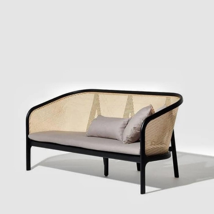 BANGKU ROTAN KURSI PANJANG BANGKU KURSI KAYU JATI