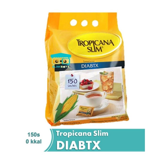 

Gula Tropicana Slim Diabtx Sweetener 150 Sachet Grosir Diabetes