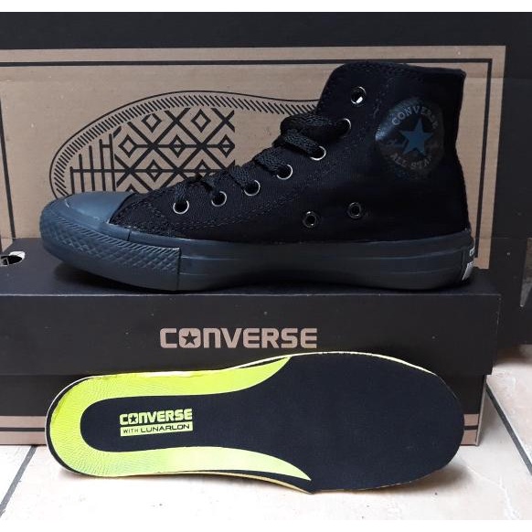 Sepatu All Star Converse Hitam Full Tinggi Murah