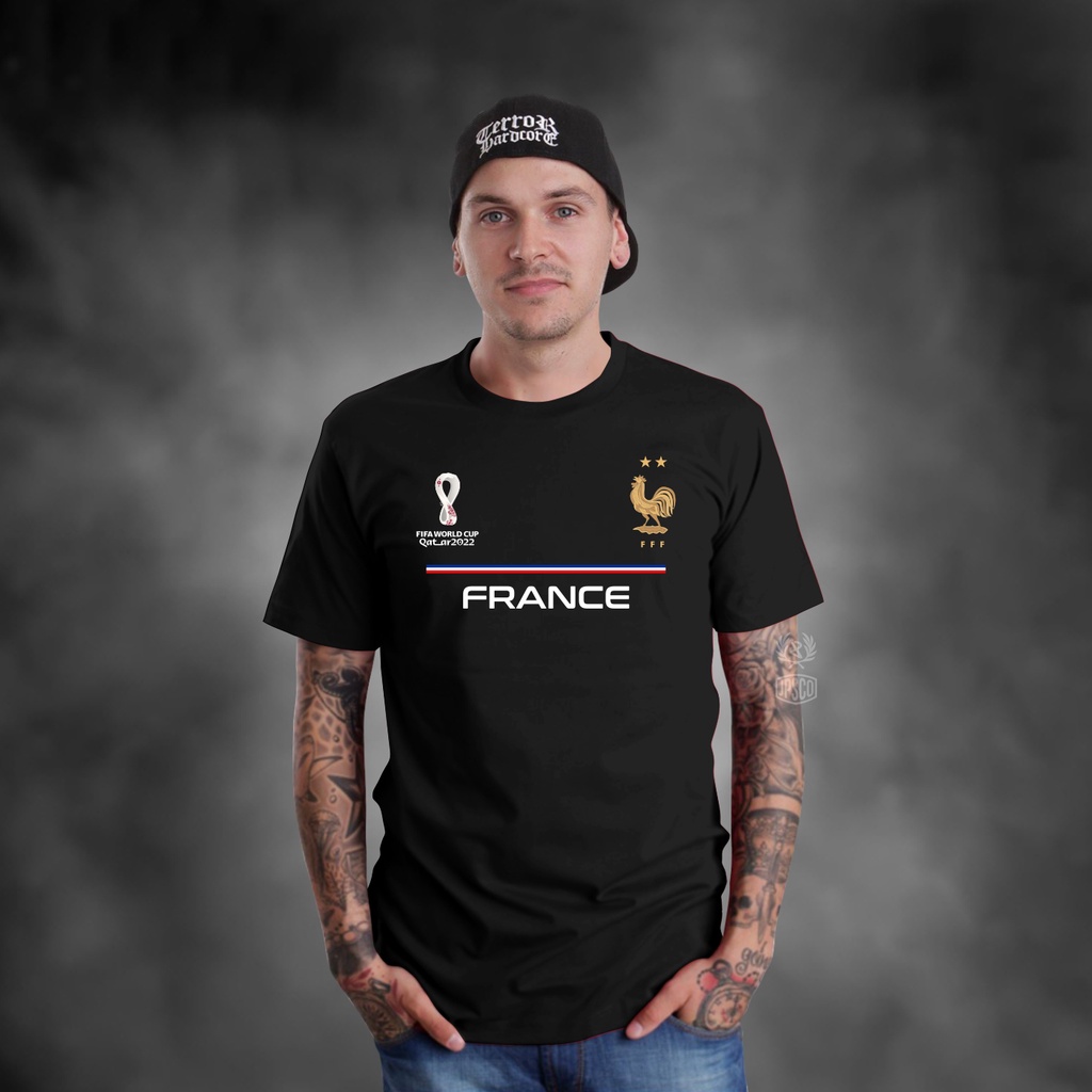 KAOS PIALA  DUNIA QATAR 2022 PORTUGAL PAKAIAN PRIA