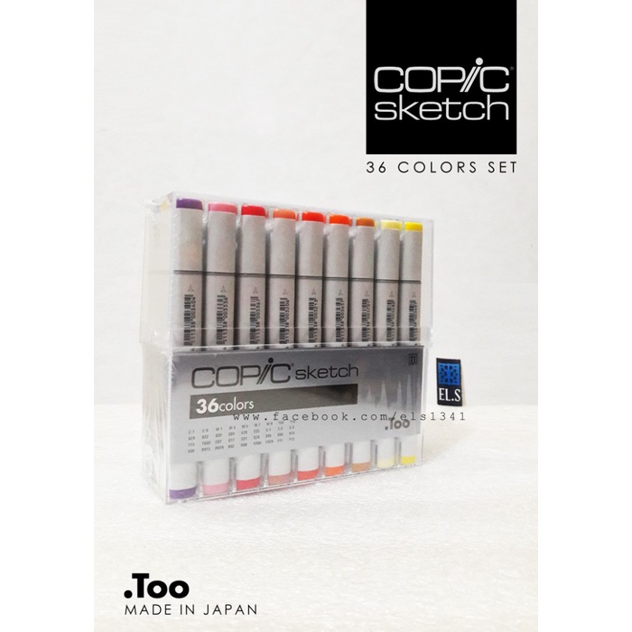 

Copic Sketch 36 Colors Set
