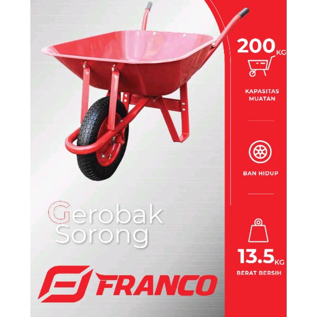 Gerobak Sorong Merk Franco