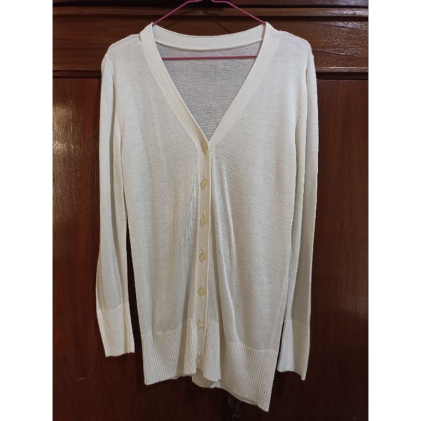 (PRELOVED) CARDIGAN PUTIH