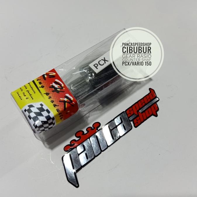GEAR GIGI RASIO LHK PCX VARIO 125 150 CENTER COUNTER SHAFT 14T 15T