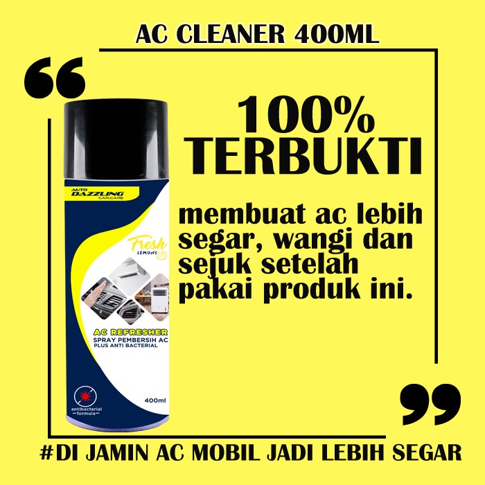 PEMBERSIH AC MOBIL CLEANER FOAM TERBAIK PENYEGAR AC REFRESHER MOBIL