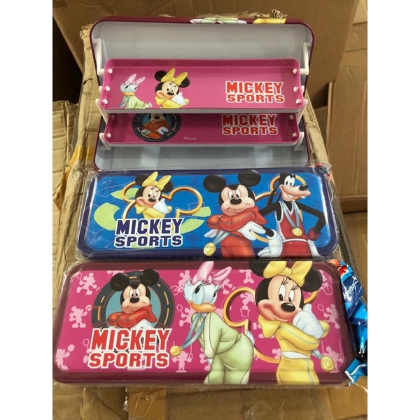 

pencil case kaleng susun rangkap 3 satuan