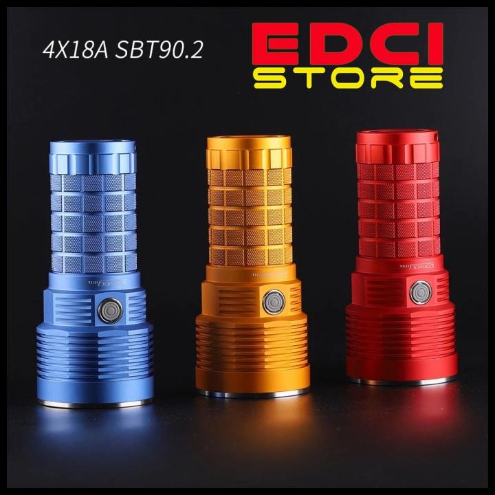 Promo Senter Convoy 4X18A With Luminus Sbt90.2, 5400 Lumen, 1112 Meter