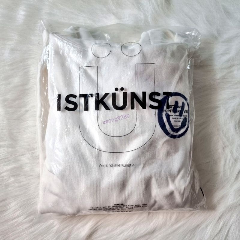 Istkunst Logo smiley white hoodie Jeno (size M)