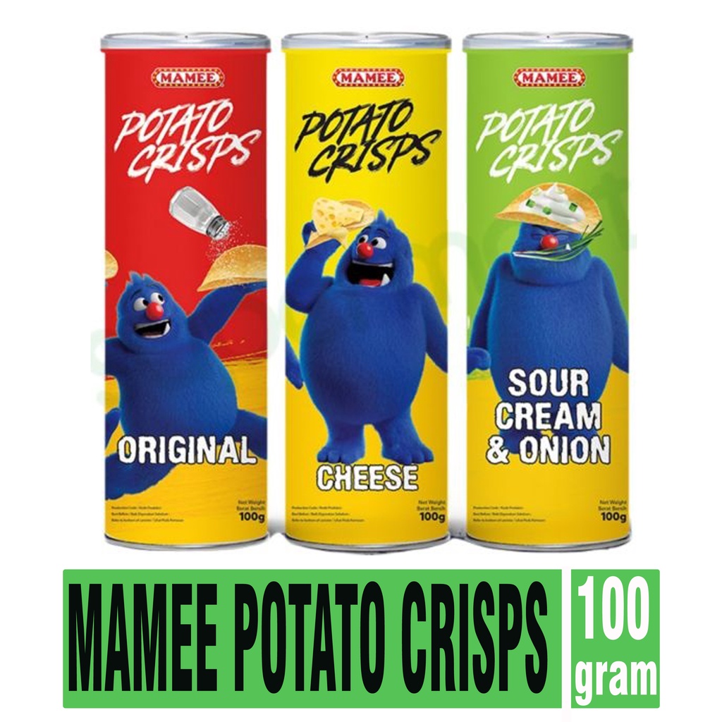 

Biskuit Kentang Mamee POTATO CRIPSS RasaOriginal/Chesee/Sour