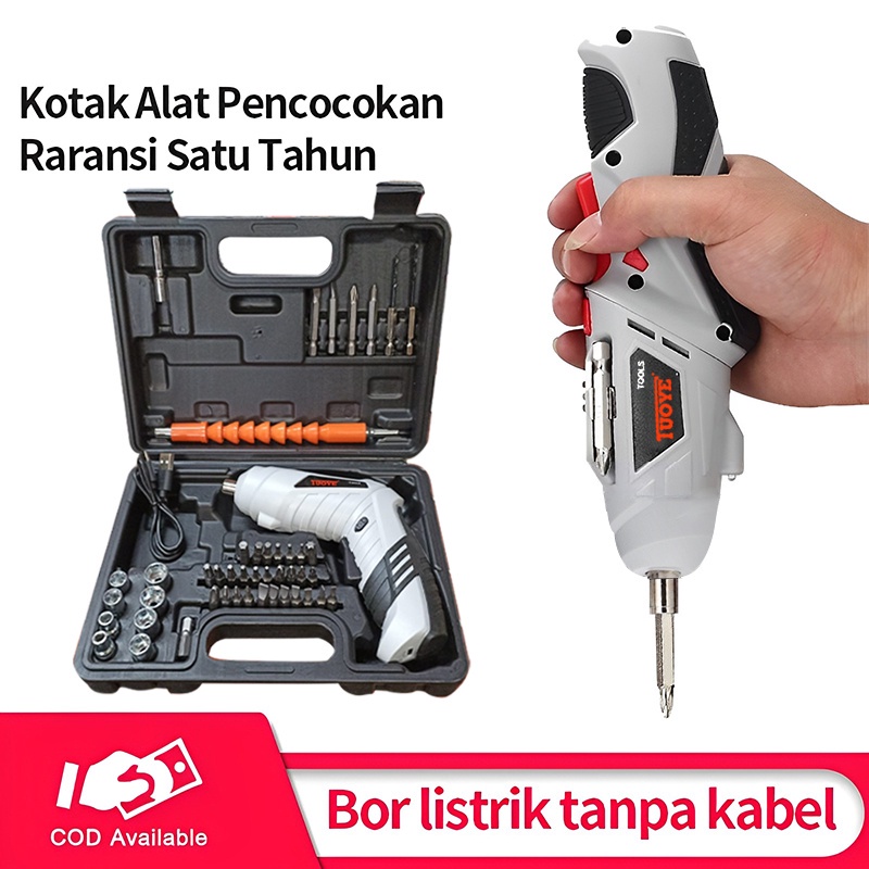 Jual Obeng Rumah Tangga V Obeng Listrik Electric Screw Driver Bor