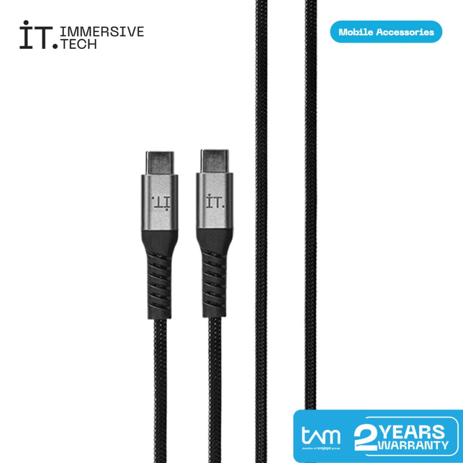 IT. PC-USB C to C Cable 2 m -White