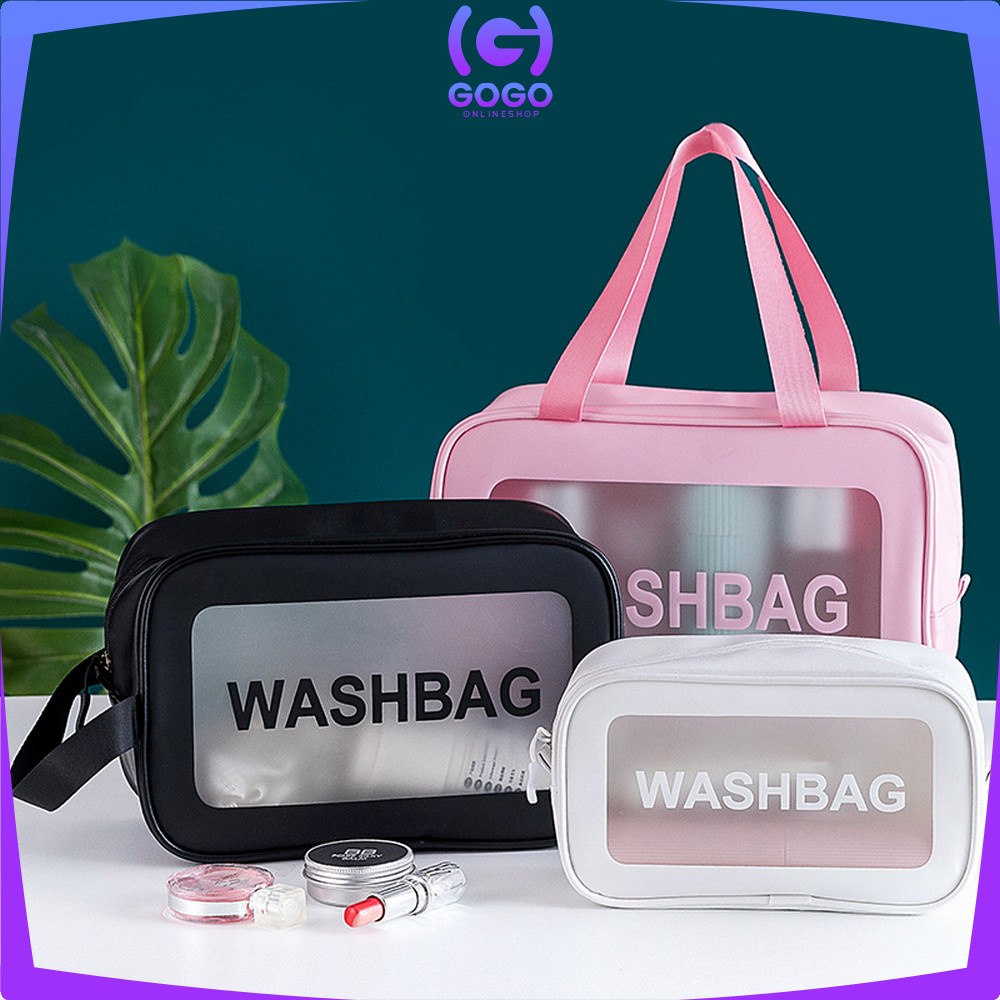 GOGO-T40 Tas WASHBAG Waterproof Pouch Travel Make Up Multifungsi / Tas Sabun Peralatan Mandi Traveling / Bag Organizer Tas Kosmetik Portable