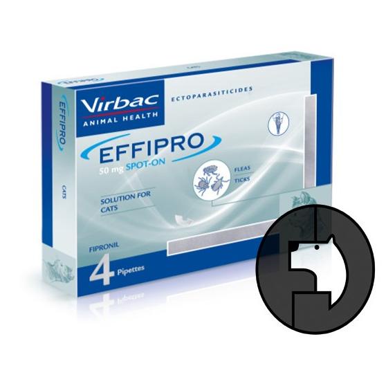 virbac effipro spot on cat 50 mg 1 tube