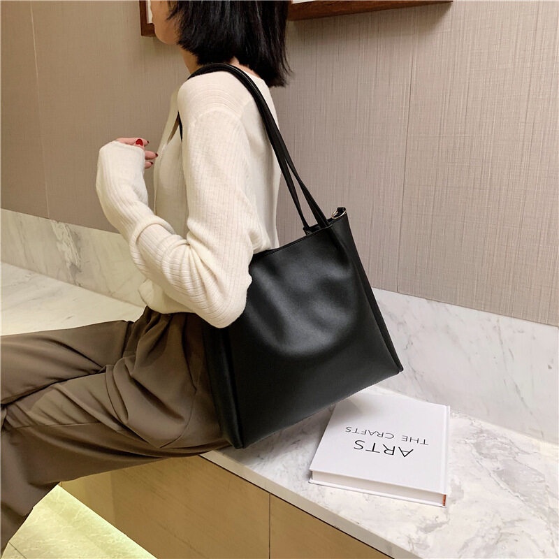 9846 Tas shoulder bag wanita import bahan PU leather  berkualitas harga grosir bisa cod