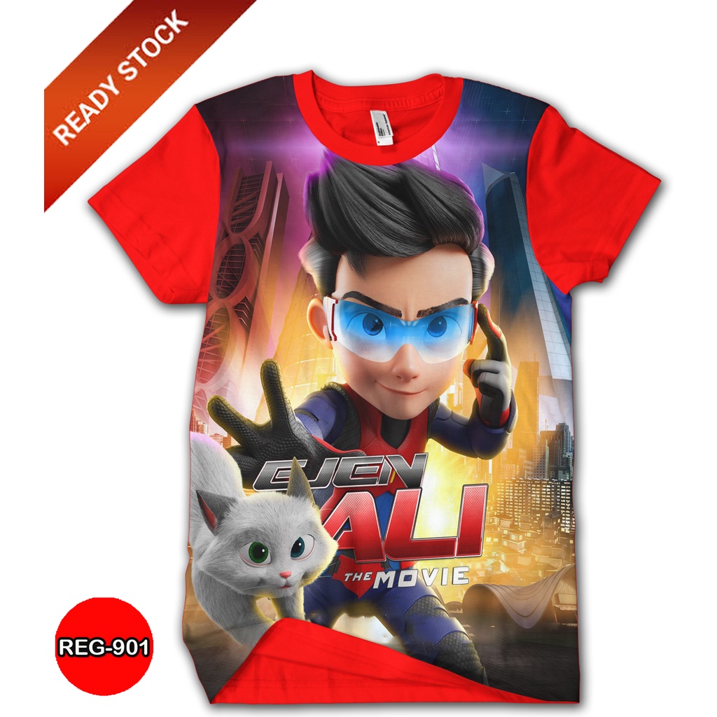 Baju EJEN ALI Baju Anak dan Dewasa Ejen Ali Series Trendy #REG-901
