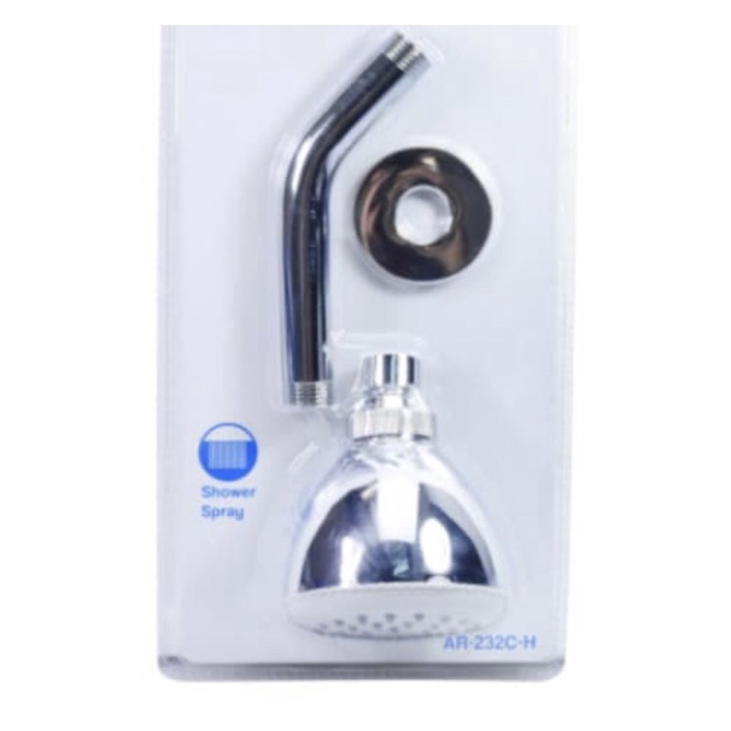 KRIS HEAD HAND SHOWER 9 CM KWS232 SILVER /ACE HEAD SHOWER SET KRIS D9CM/ACE PERLENGKAPAN KAMAR MANDI/ACE PERALATAN MANDI