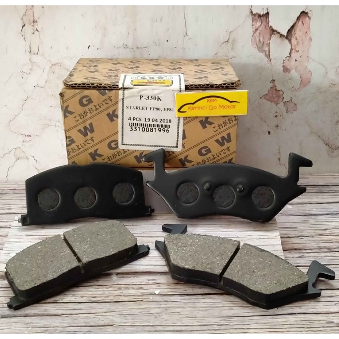 BRAKE PAD KAMPAS REM DEPAN STARLET CAPSULE EP80 KGW P-330