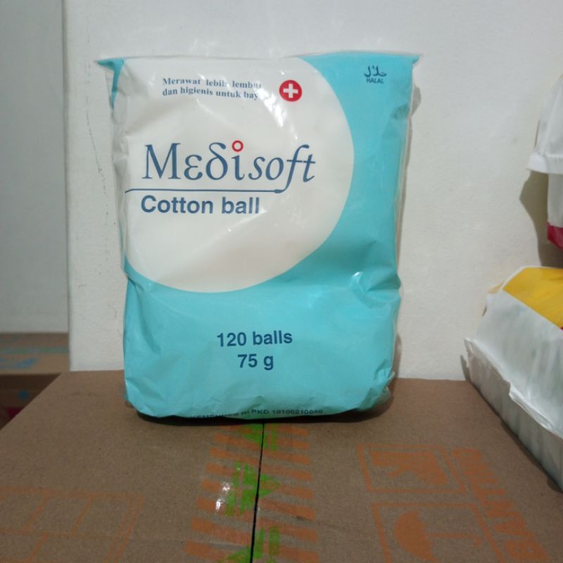 Medisoft Cotton Ball 120 Pieces (75 g)