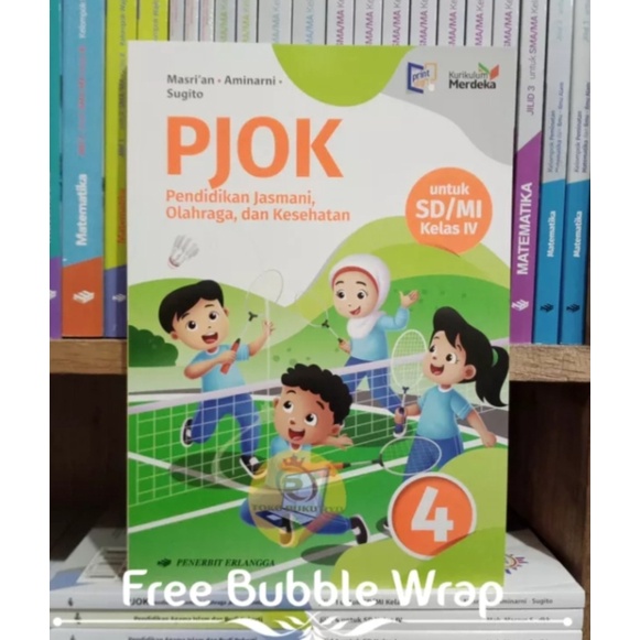 ORI harga satuan buku teks ESPS kurikulum merdeka untuk SD/mi kelas 4 edisi terbaru penerbit Erlangga