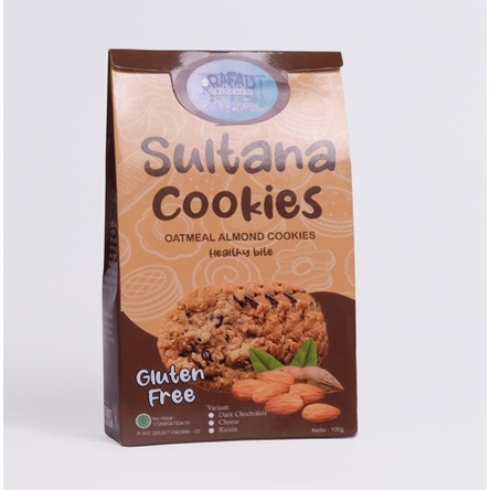 

Sultana Cookies (Oatmeal Almond Cookies) Kue Kering Kue Sehat Cookies Oatmeal Kue Lowfat Less Sugar