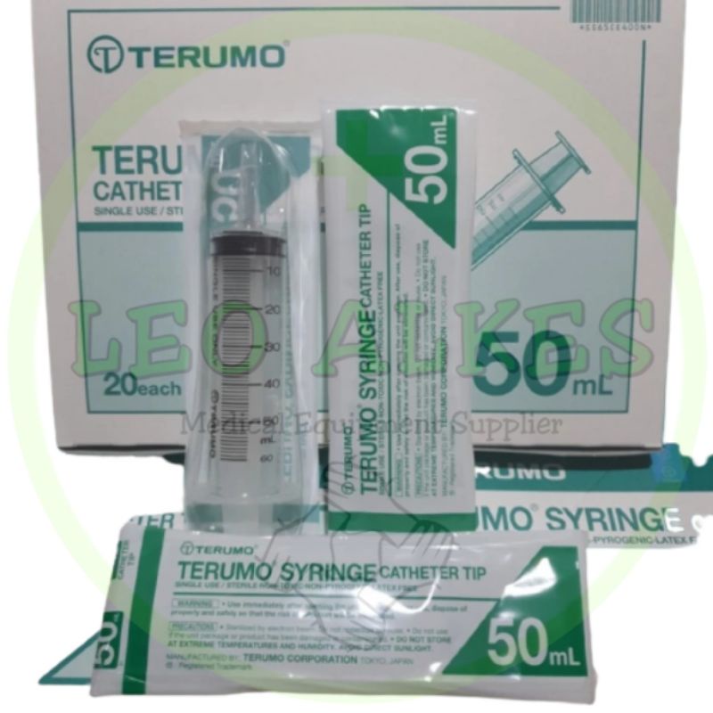 Spuit 50cc Lubang Tengah Terumo Syringe 50ml Terumo