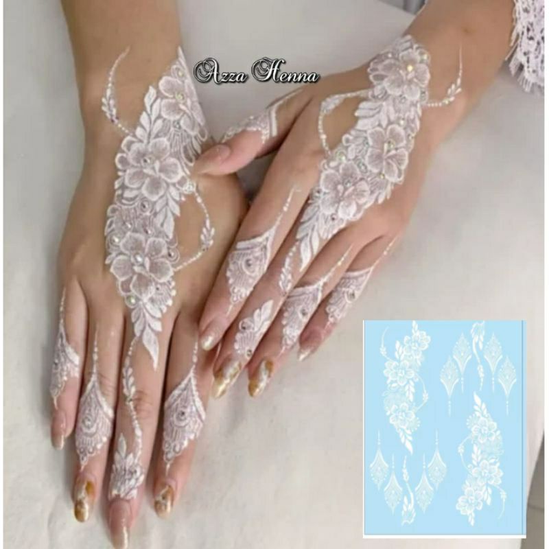 Henna instan pengantin limited edition J1113 UDA TERPASANG GLITER DI HENNANYA