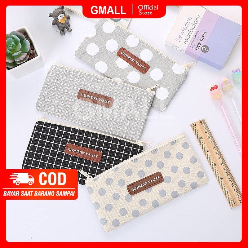 Pouch Dompet Tempat Pensil Pencil Case Aesthetic GMALL-ST0016