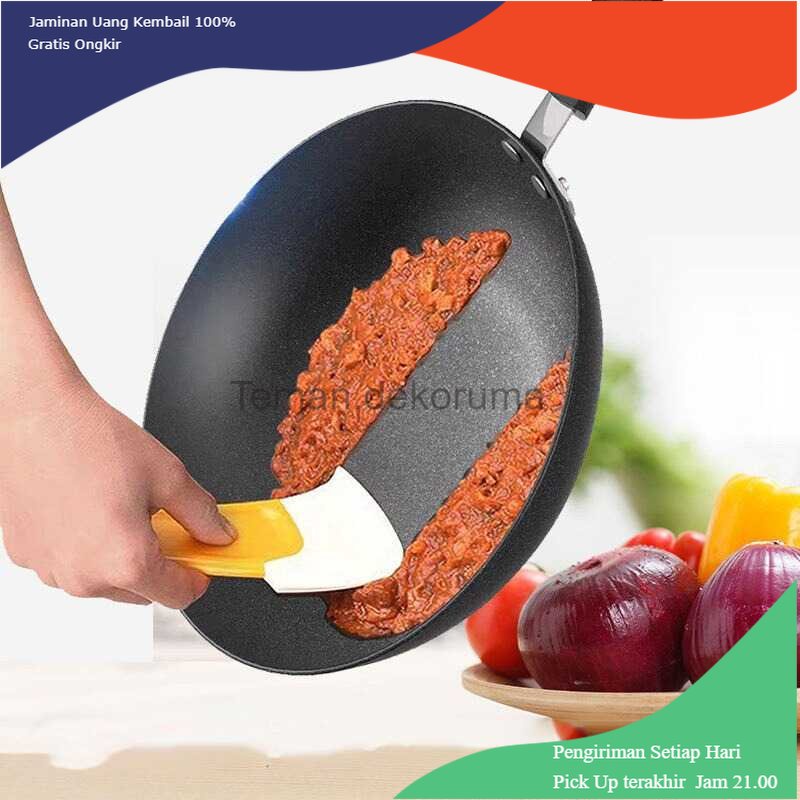 TD - PR COOKKIT Panci Masak Wok Nonstick Frying Pan 32cm - KC0411