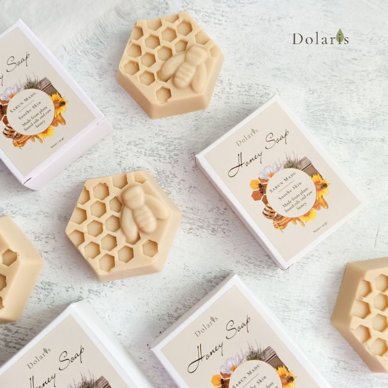 [Dolaris] Honey Soap / Sabun Madu / Sabun Eksim Psoriasis / Sabun Gatal / Sabun Natural