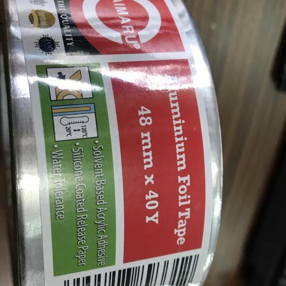 

LAKBAN ALUMINIUM FOIL/LAKBAN TAHAN PANAS/SOLASI ALUMINIUM