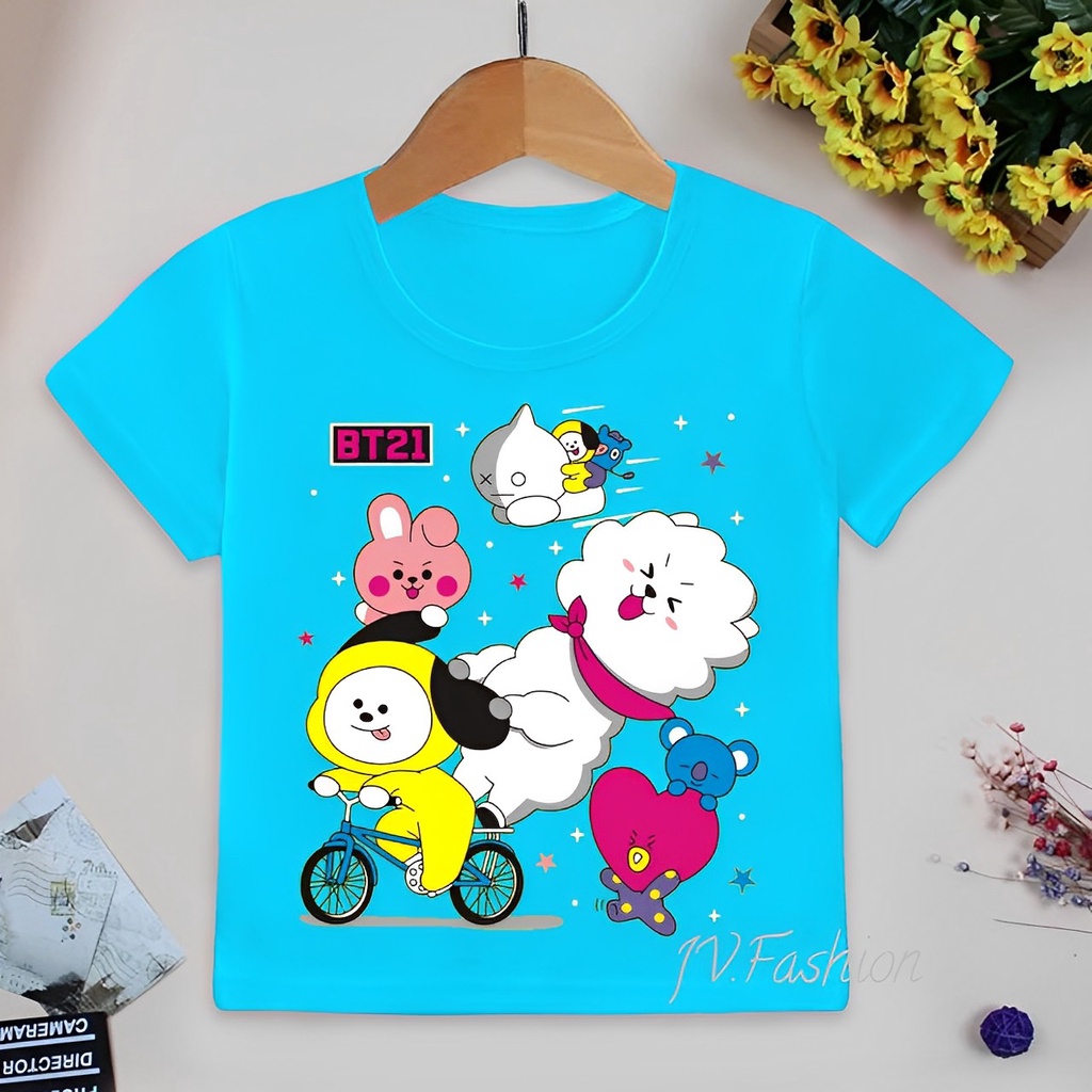 Kaos Atasan Anak Perempuan Umur 1-10 Tahun