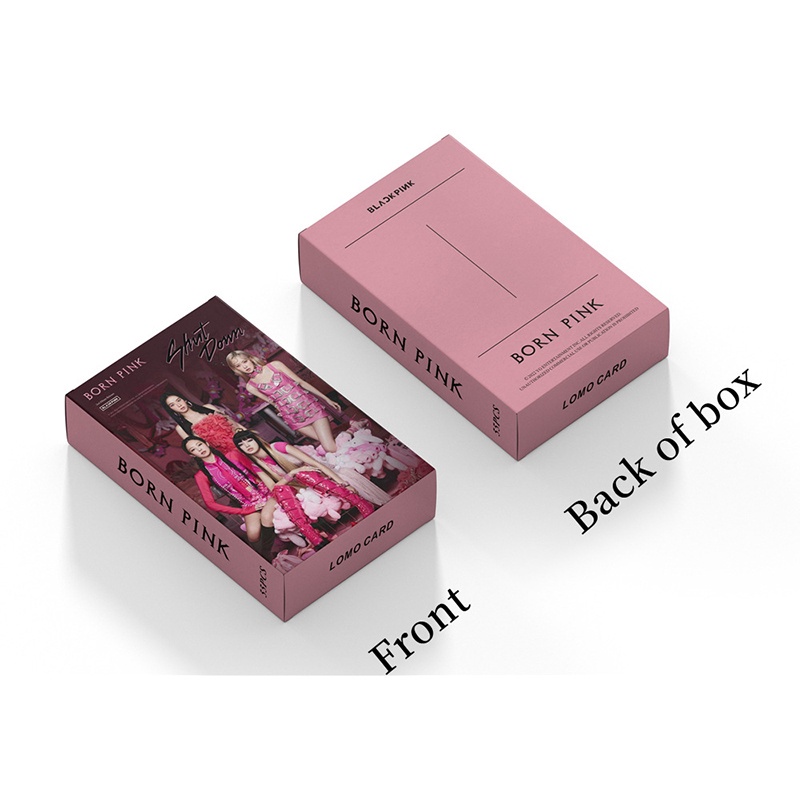 55pcs / box Kartu Foto LOMO Blackpink Jennie Jisoo