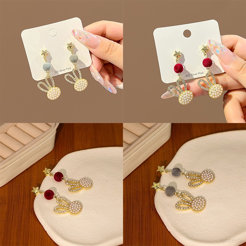 Anting Mutiara Gaya Vintage Untuk Wanita