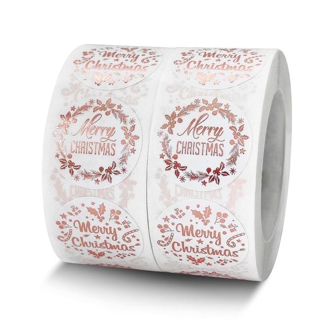 

(500Stiker) sticker Merry Christmas /Stiker Natal /Stiker hamper natal