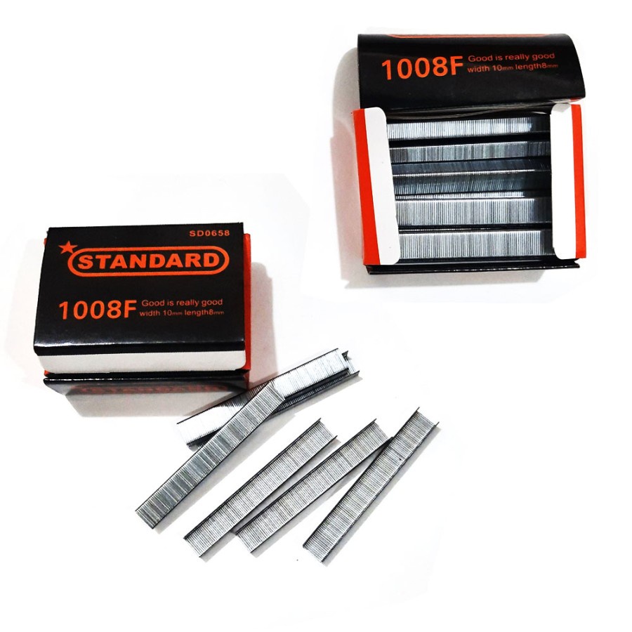 POPAYE Isi Staples 1008F / 1008 F Tembakan Angin Steples 8mm 1000 biji MURAH BANGET