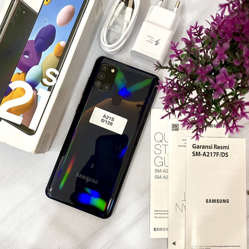 Samsung A21s Ram 6 rom 128 Gb second mulus original fullset