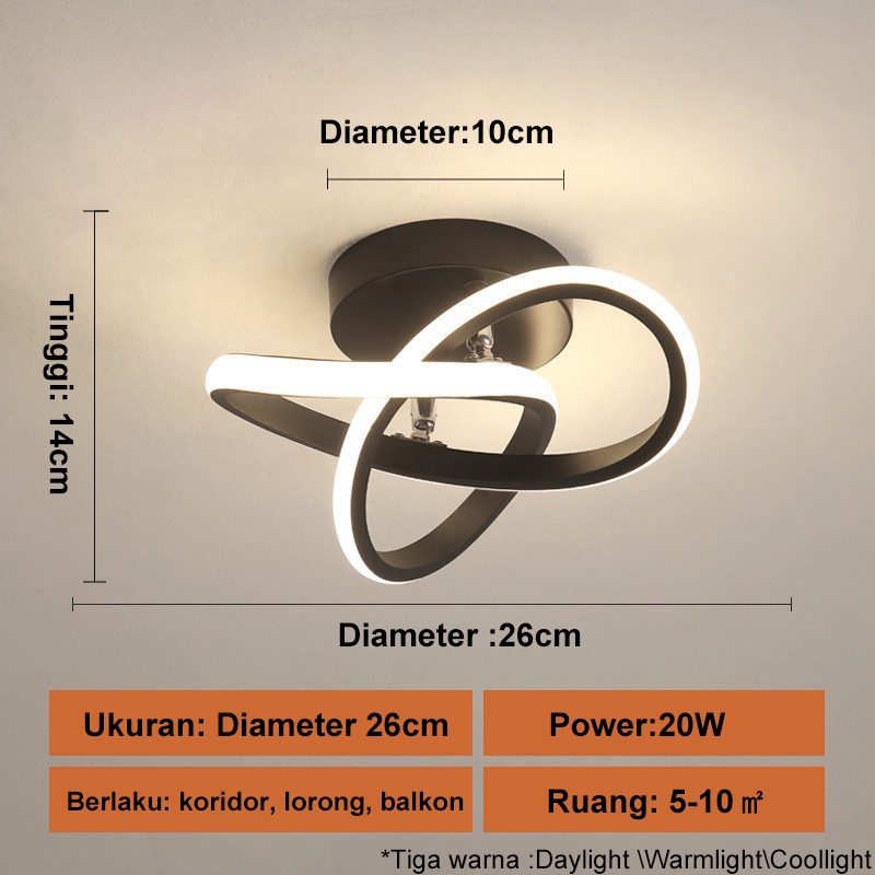 Home Lighting Lampu Plafon LED Ceiling Light Lampu Hias Rumah Ruang Tamu Kamar Minimalis Tempat Lampu Plafon Ceiling Lampu Lampu Hias Rumah