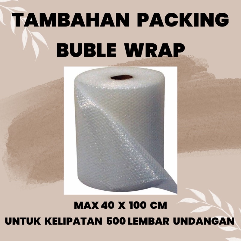 

tambahan packing buble wrap