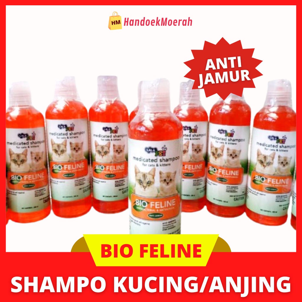 BIO FELINE 250ml / Shampo Anti Jamur Kucing Murah