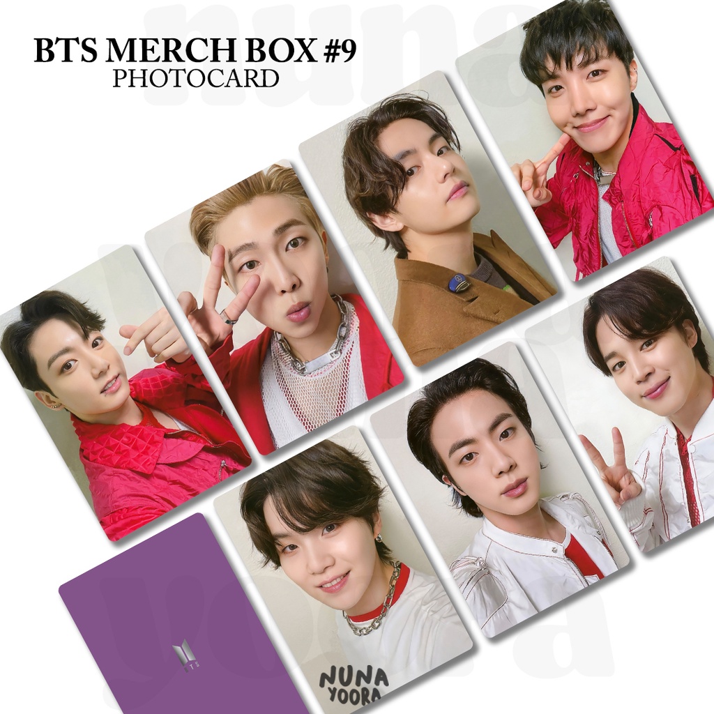 BTS MERCH BOX #9 PHOTOCARD BTS photocard 2022