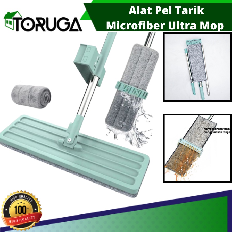 Alat Pel Lantai Tarik Microfiber Ultra Mop Cleanze Acline