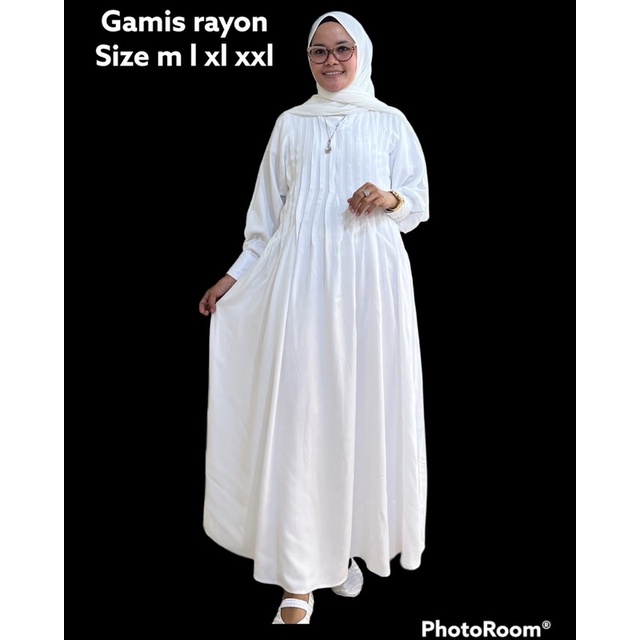 GAMIS POLOS RAYON WITA