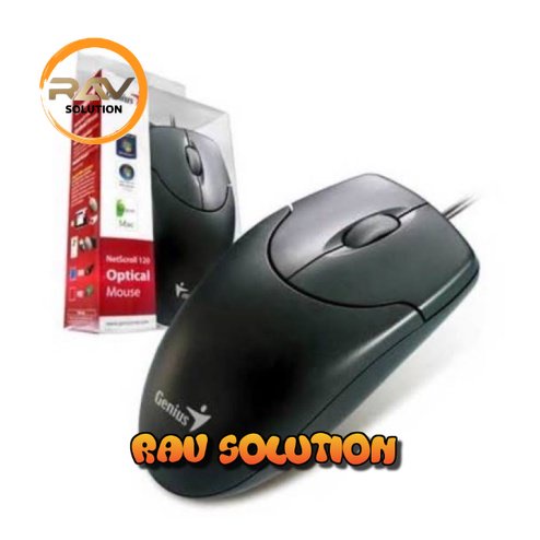 Mouse Genius kable usb optical-120 Free mousepad  - RAV SOLUTION