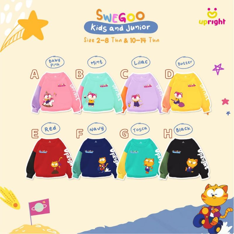 Sweater Anak Cewek Cowok / Sweater Upright