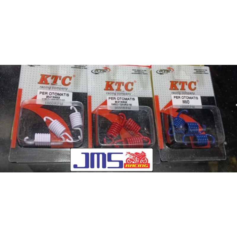 per cvt plus per kampas ganda set ktc racing 1000/1500/2000 rpm mio beat vario nmax aeeox pcx mio j scoopy