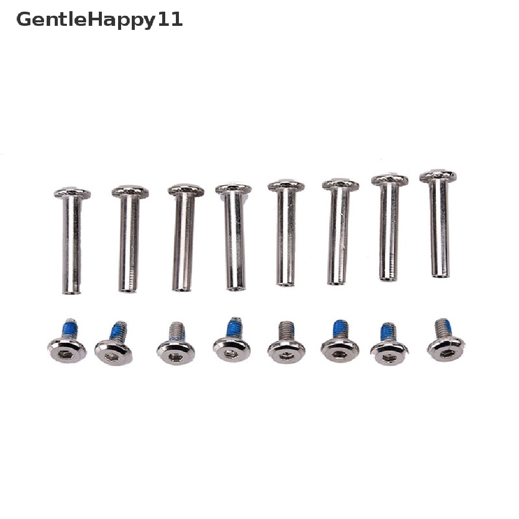 Gentlehappy 8x/set inline roller As Mata Pisau Sekrup Baut Roda skate Untuk Sepatu skate id