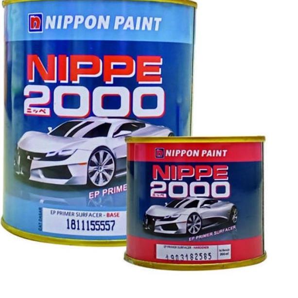 Nippon Paint Nipper 2000 Epoxy Cat Dasar Hardener Abu - Putih 1 kg