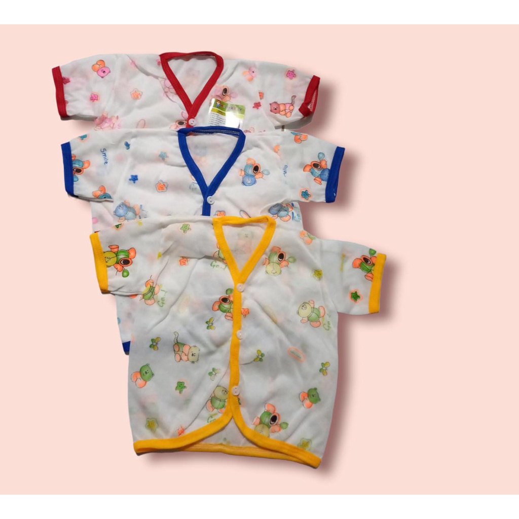 6 Pcs Setelan BayiI Lengan Panjang/Pendek Newborn Unisex