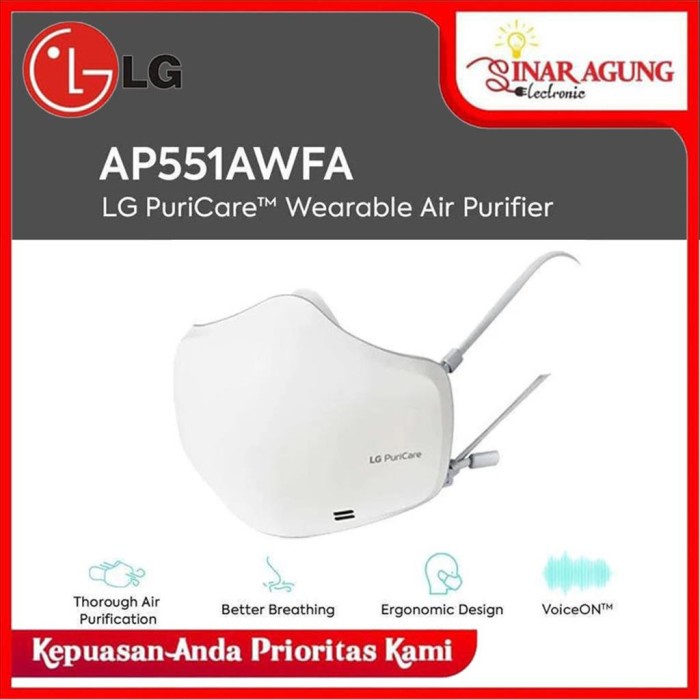 PROMO MASKER WEARABLE AIR PURIFIER LG AP551AWFA / AP-551AWFA 100% ORI