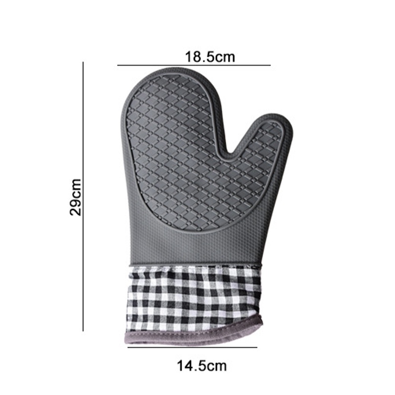 【1 Pcs Silikon Bahan】Sarung Tangan Oven Anti Panas/Sarung Tangan Microwave/Heat Resistant Oven Gloves/Baking Mitt